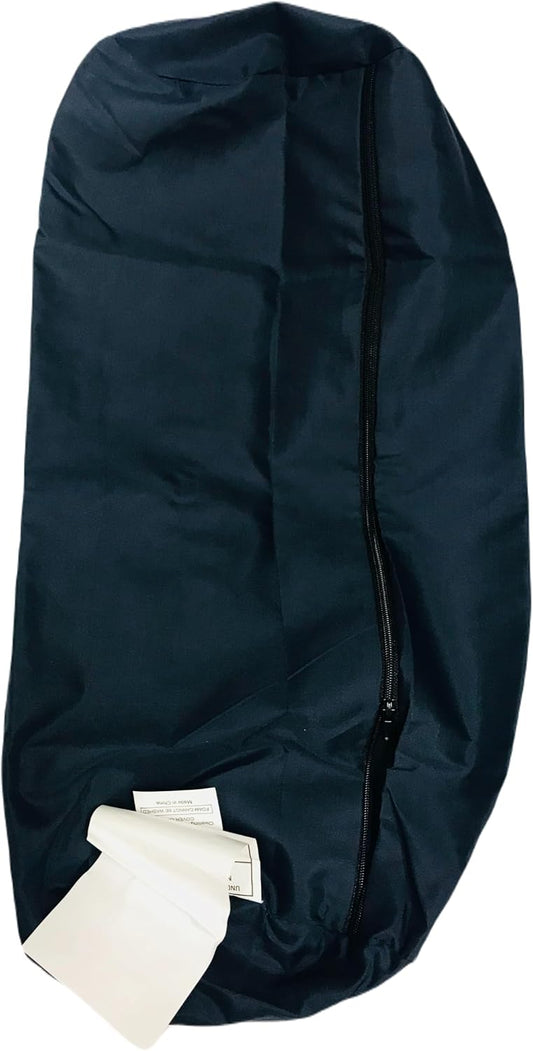 Jackson Roll Zip on Pillowcase (Pillow case only, Does not Include The Pillow) (Dark Blue Polyester)
