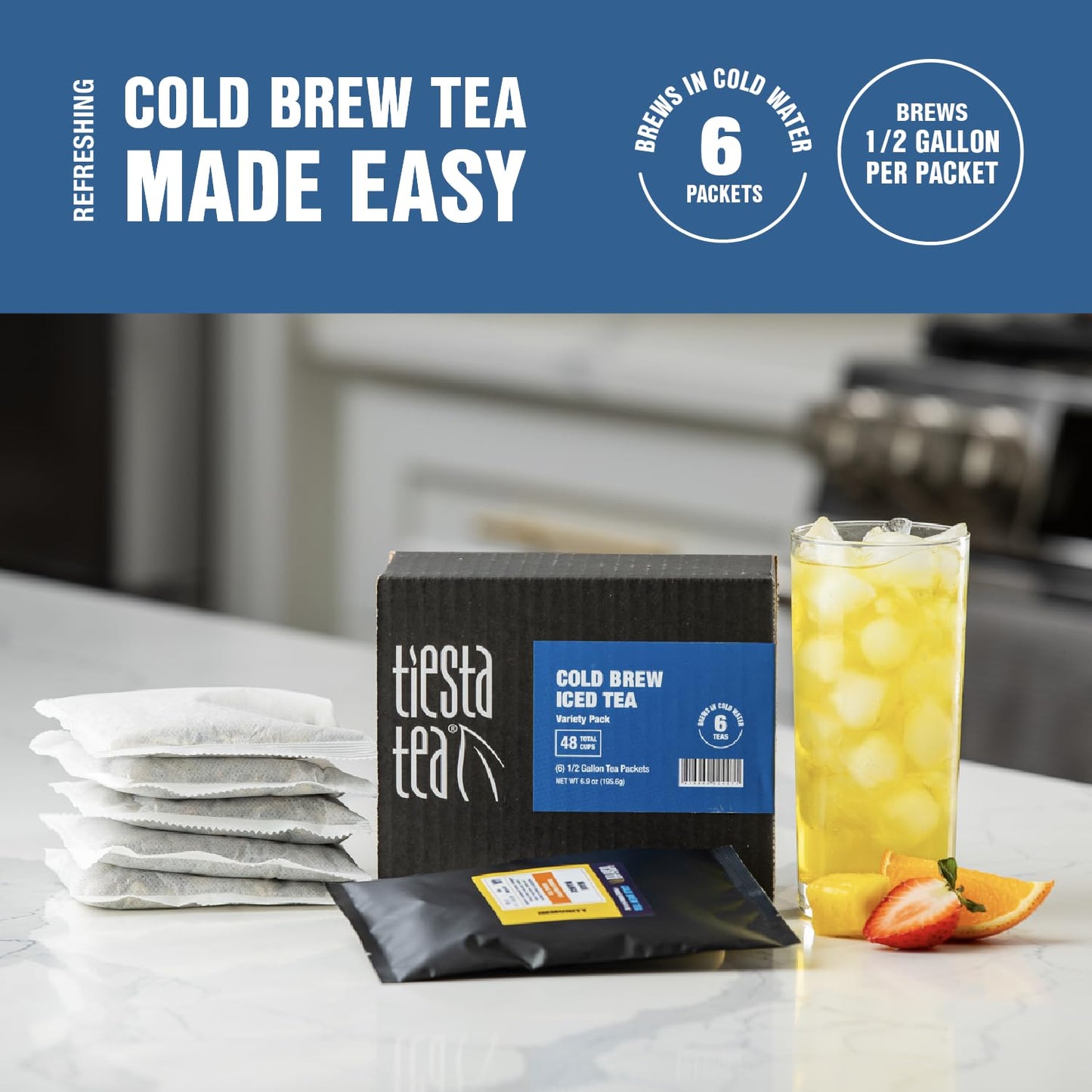 Tiesta Tea - Top 8 Favorites Sampler Set, Loose Leaf, Up to 80 Cups | High to No Caffeine, Hot & Iced, Tea Variety Pack with Green, Herbal, & Black, 8 Sample Pouches