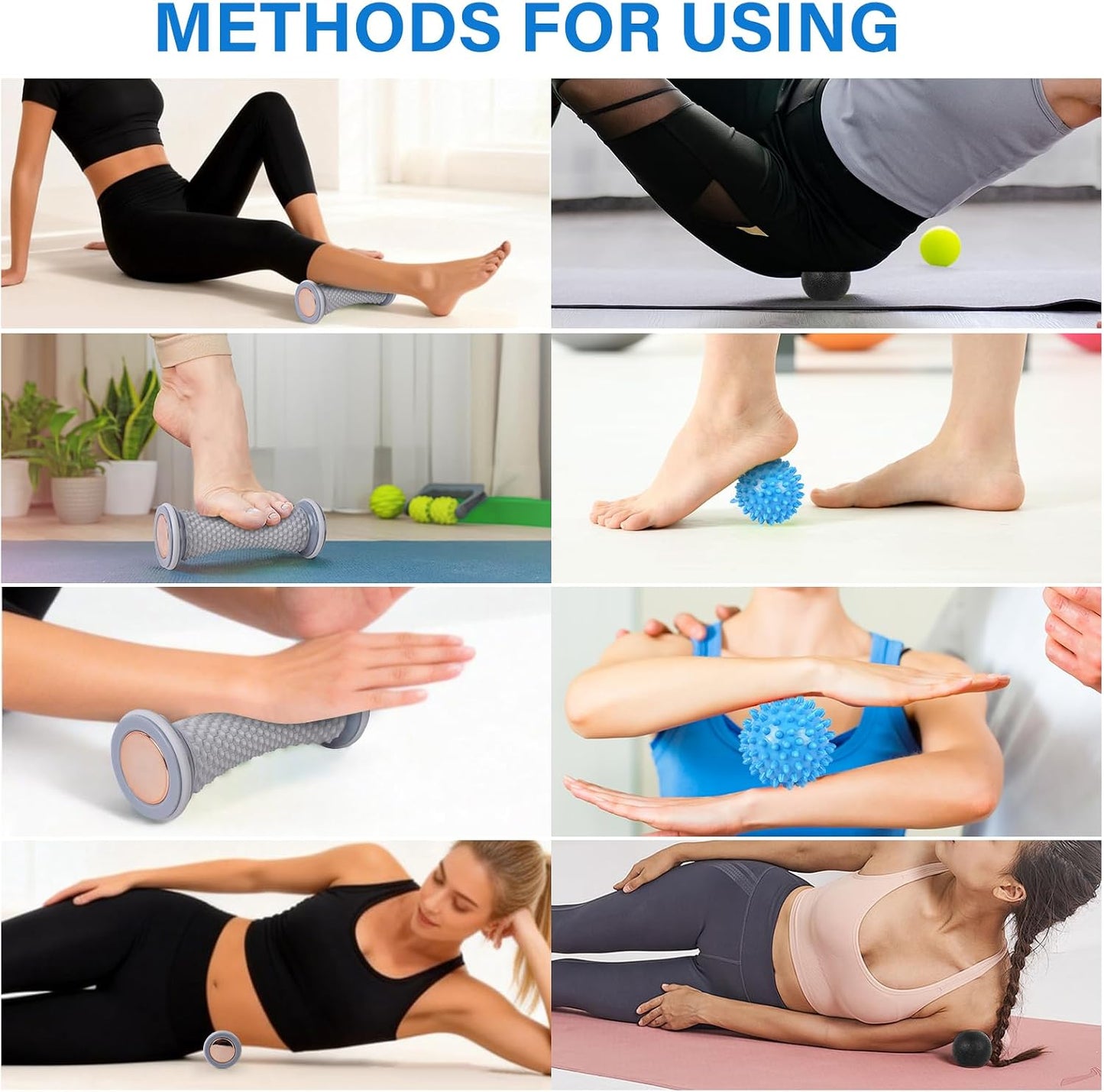 WOVTE Massage Lacrosse Ball Therapy for Sore Muscles Myofascial Release | Shoulders, Neck, Back, Foot, Body, Deep Tissue, Trigger Point, Muscle Knots, Yoga