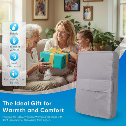 Knee Pillow with Adjustable Securing Strap for Side Sleepers | Fully Supports Knees & Thighs, Leg Support with Soft Strap, Aligns Spine, For Side Sleeping Between Legs, Orthopedic Relief