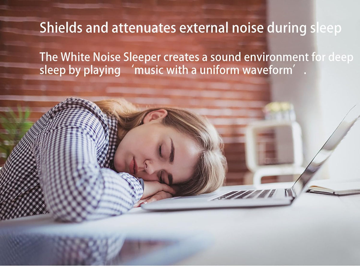 8 Sound White Noise Machine - Rain Sound Machine - Forest, Rain, Waves, Fireplace, Noise Machine for Sleeping Adults - Naturals Sounds for Baby Kids Sleeping Sound Machine