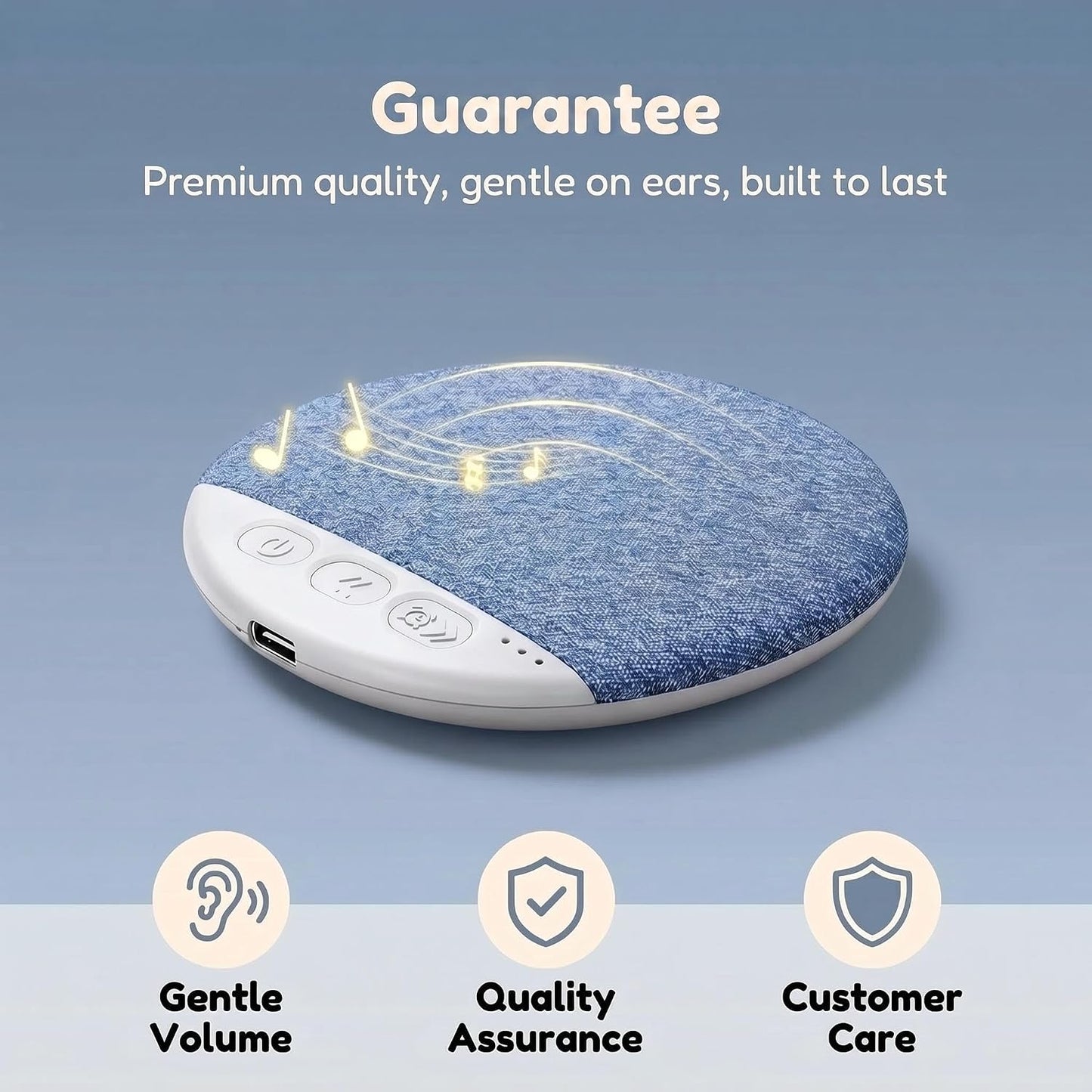Dream Pillow Speaker, Ultra-Thin Bluetooth Sleep Speaker for Side Sleeper, Wireless Under Pillow Speaker for Sleeping, Partner-Friendly Noise Isolation for White Noise Music Audiobook