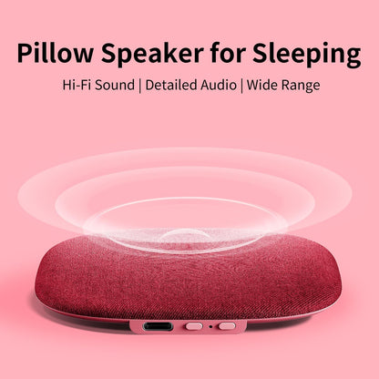 Under Pillow Speaker for Sleeping, Pillow Speaker for Sleeping with White Noise &Timer, Wireless Sleep Aid with Stereo Bass Private Sleep Headphones for Side Sleepers-Light Purple