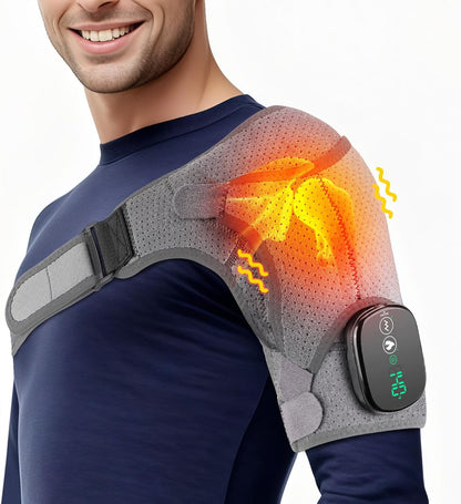 DREAMSOME Shoulder Heating Pad, Heated Shoulder Massager for Pain Relief