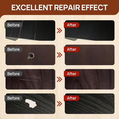 Boncart Wood Furniture Repair Kit, Wood Touch up Fillers | Repair Scratches, Cracks, Paint Chips, and Nail Holes on Furniture, Floors, Doors, Cabinets, and Tables (10 Colors)