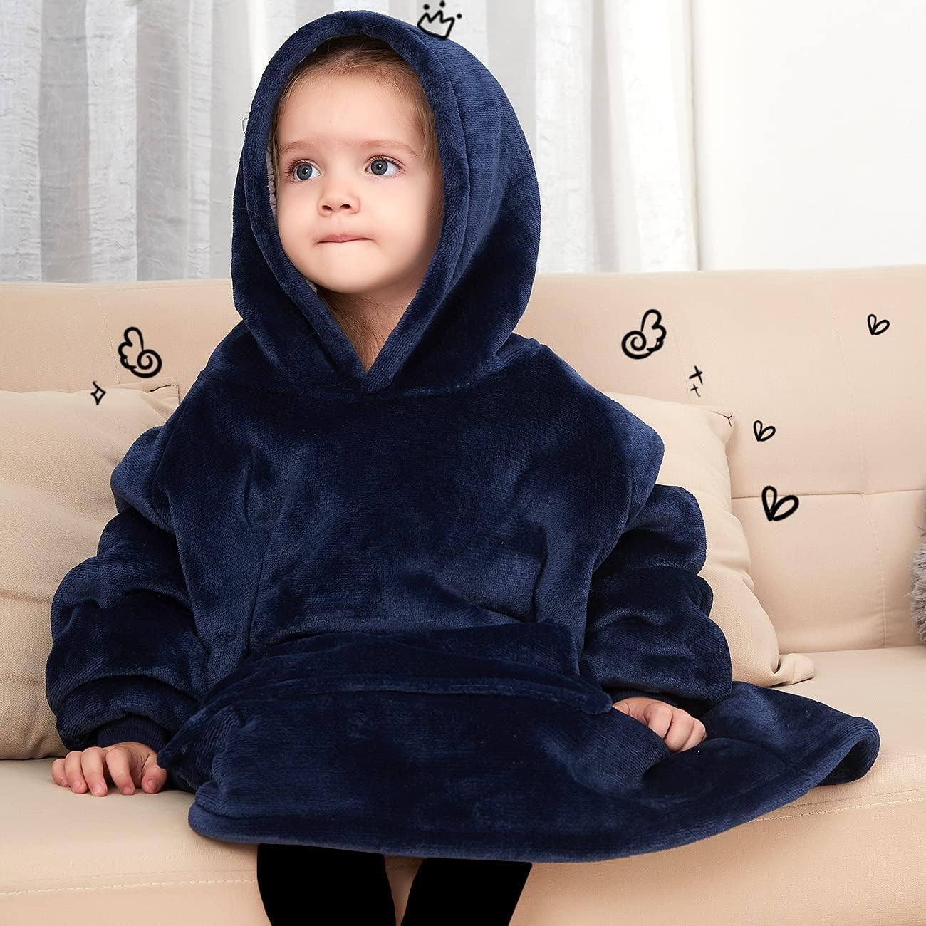 Wearable Blanket Hoodie for Adults With Pocket Strawberry Hoodie | Sherpa, Fuzzy Blanket Hoodie, Oversized Sweatshirt Blanket, Kangaroo Pouch, Cute Birthday Gifts for Sister, Cute Stuff