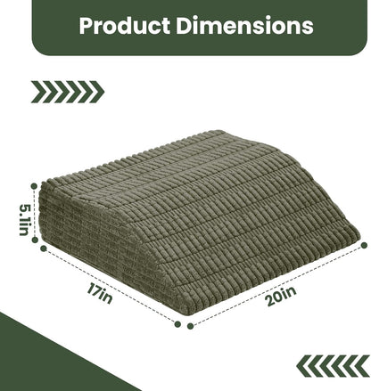 idee-home Recliner Leg Rest Cushion, Recliner Footrest Extender Pillow