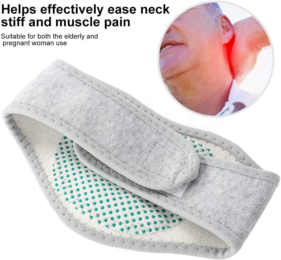 Neck Self-Heating, Neck Support Neck Pad Neck Wrap Support Brace Collar, Magnetic Health Self-Heating Deep Heat Infrared Neck Massager Protector, Washable