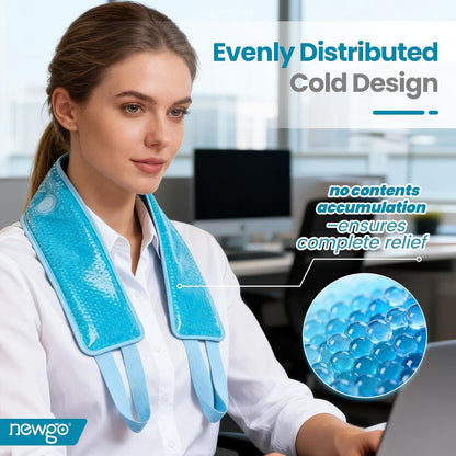 NEWGO Ice Pack for Neck Pain Relief, FSA Eligible, Blue