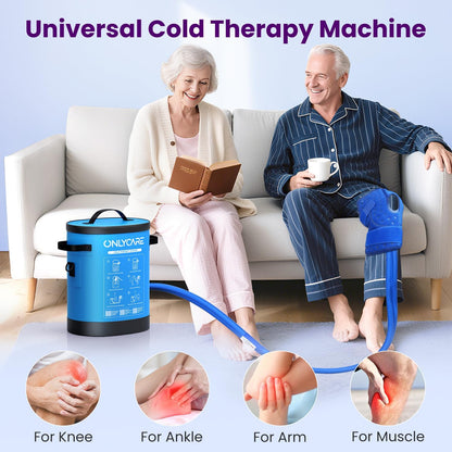 ONLYCARE Cold Therapy Machine, Ice Machine for Knee After Surgery