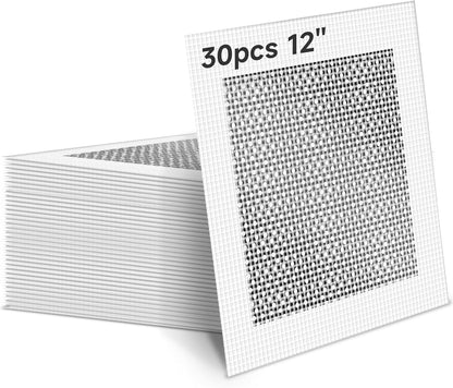 8Pcs 6 Inch Drywall Patch, Wall Repair Patches Wall Hole Repair Patch | Wall Patch for Aluminum Metal Sheetrock Ceiling, Self-Adhesive Fiberglass Repair Kit(6"x 6")