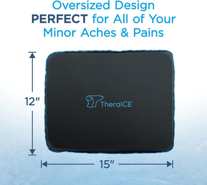 TheraICE PROpack Ice Pack for Injuries, Reusable Multipurpose Cold Gel 5x8 | Small 5x8 Multipurpose Cold Icepack For Aches & Pains - Great for Muscular Back Pain, Shoulder, Hip Knee