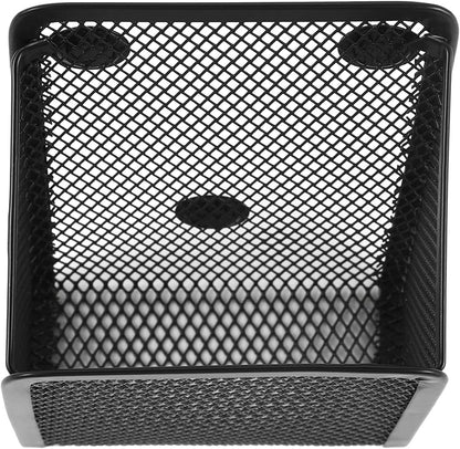 Magnetic Pencil Holder,Mesh Stainless Steel Pen Basket, Metal Writing Utensil Storage Organizer for Whiteboard,Blackboard,Kitchen, Locker, Home, or Office | Metal Writing Utensil Storage Organizer for Whiteboard,Blackboard,Kitchen, Locker, Home, or Office