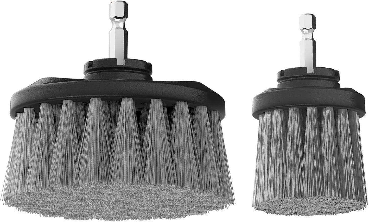Dirt Devil Soft Bristle Cleaning Brush Set, Includes 2" & 3.5" Brushes | For Use on Glass, Hardwood, Ceramic and More, Gentle Cleaning, Scrubber Brush Drill Attachment for Cleaning