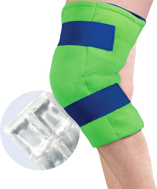 Brownmed Polar Ice Large Knee Wrap, Wearable Cold Therapy, Standard