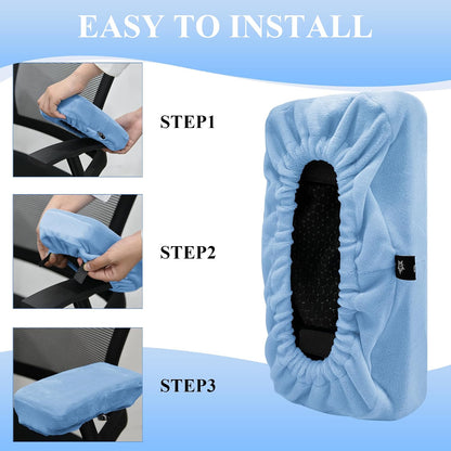 SPRING SEAON Office Chair Arm Pads Desk Chair Arm Covers Soft Elbow Cushion
