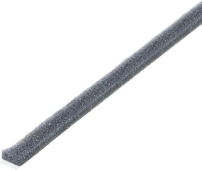 MD Building Foam Window Seal for Ex-Large Gaps, Gray, 17ft | Open-Cell Polyurethane Foam, Self-Adhesive Backing, Cut-to-Length Scissors, Seals Drafts Moisture Dust Insects