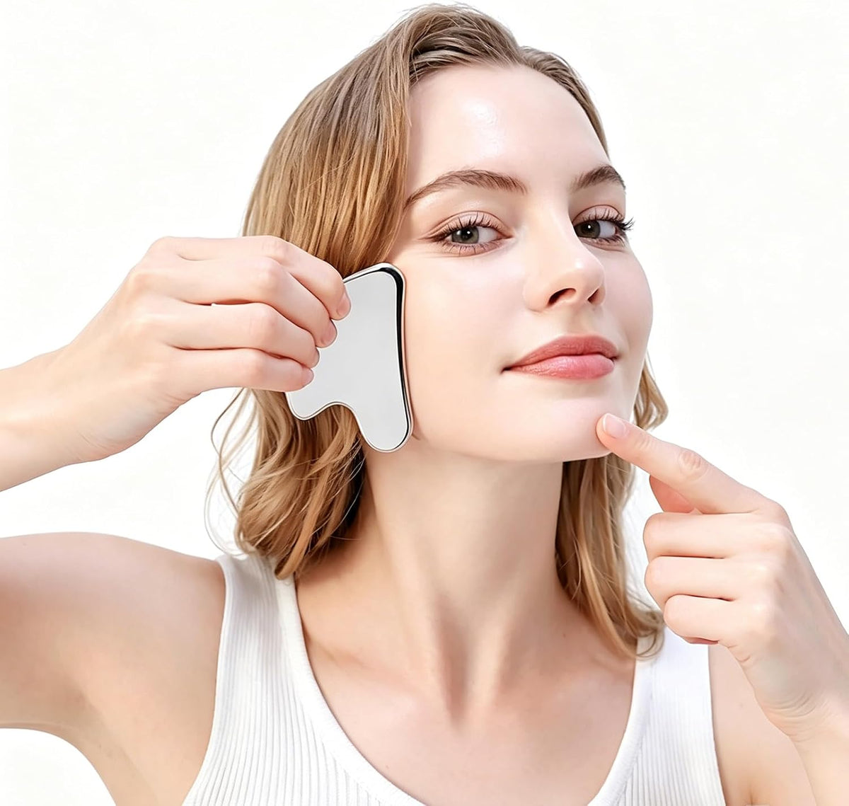 BYYDDIY-Large and Small Set,Stainless Steel Gua Sha Muscle Scraper Tool-Scraping Massage Tools,Scar Tissue Tool for Physical Therapy Tool