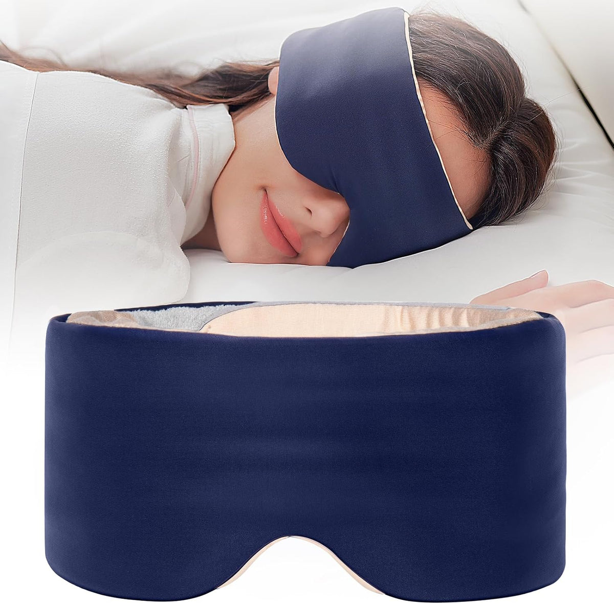 SARISUN Sleep Mask Dual-Side Blackout Eye Masks for Sleeping Men&Women