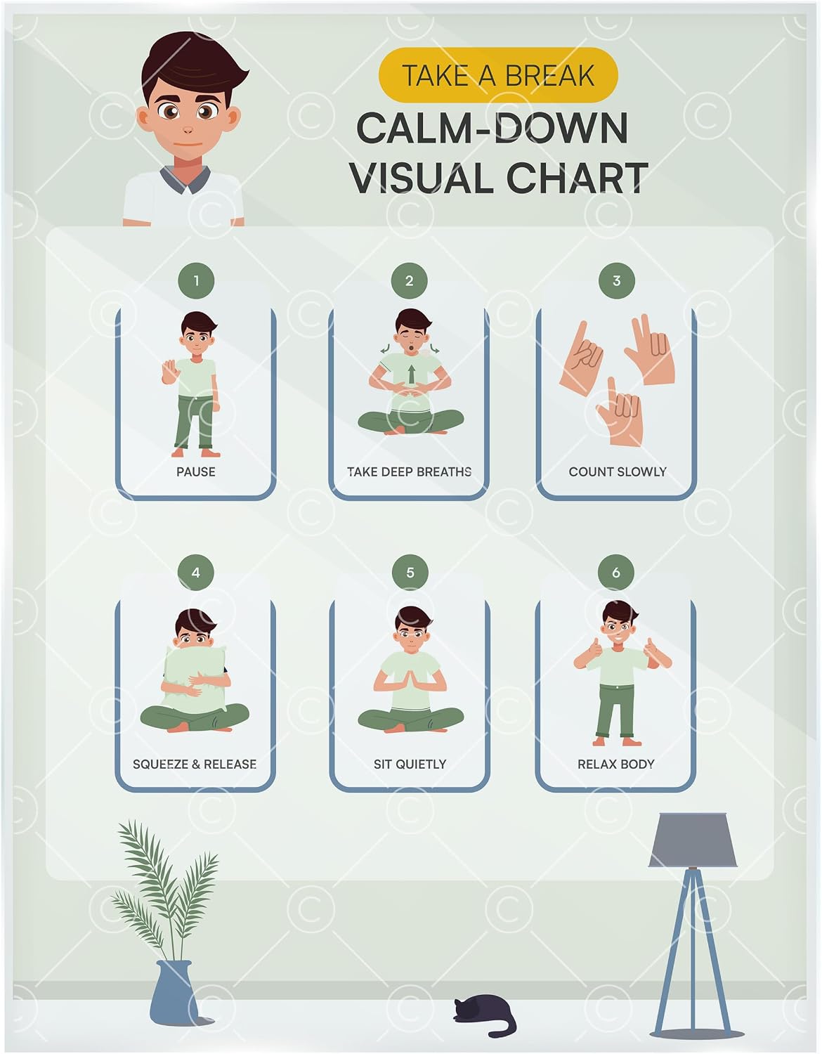 Morning Routine Chart for Kids – Step-by-Step Visual Schedule (9x12 Laminated) | Self-Care Educational Chart for Children, Special Needs & Autism – Morning Routine Support – English