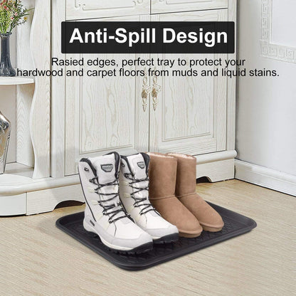 Multi-Purpose Boot Tray Mat,Dog Bowl Tray,Waterproof for Indoor and Outdoor Floor Protection