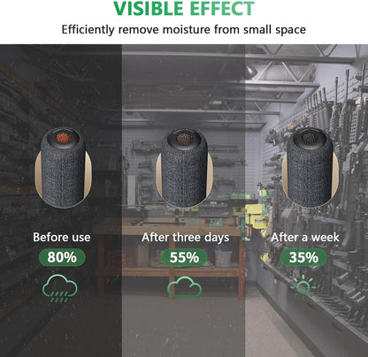 Afloia Rechargeable Cordless Gun Safe Dehumidifier, Heating Base, TOPZ 4+1 | Keep small spaces dry with a rechargeable cordless design, heating base, quiet operation, and reusable moisture control.