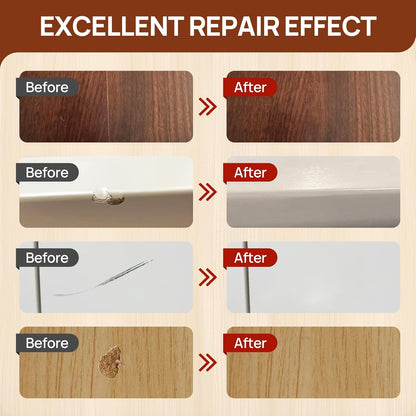Boncart Wood Furniture Repair Kit, Wood Touch up Fillers | Repair Scratches, Cracks, Paint Chips, and Nail Holes on Furniture, Floors, Doors, Cabinets, and Tables (10 Colors)