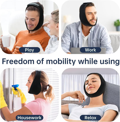 ZNÖCUETÖD 4 Packs Small Gel Ice Packs for Injuries Reusable Compatible with Wisdom Teeth Ice Pack Head Jaw Face Wrap Oral Dental Surgery Recovery
