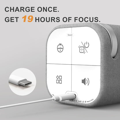 REACHER Fast Custom Pomodoro Timer Cube, Productivity Timer for ADHD | Fast Custom, Silent Mode, Vibrate Reminder, Adjustable Beeps, Magnetic Base, Visual Countdown, Study, Kitchen, Classroom