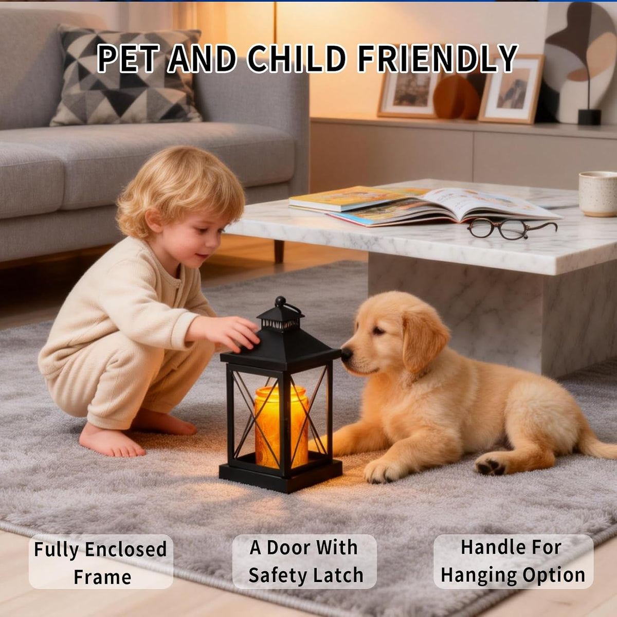 2026 New Candle Warmer Lamp with Timer,Compatible with 3 Wick Candles Jars,Vintage Candle Warmer Lantern Lamp,Dimmable Farmhouse Candle Lamp Warmer,Fully Enclosed and Hanging Up Designed