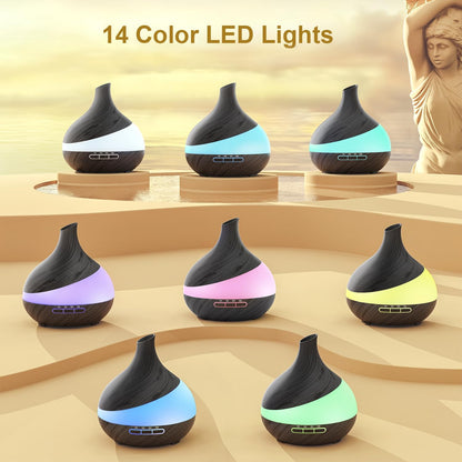 Essential Oil Diffuser for Women: 500ml with 14 Color LED