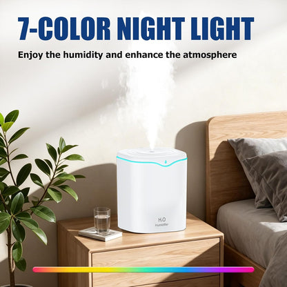 Humidifiers for Bedroom, 2.0L Cool Mist Humidifier for Plants & Home