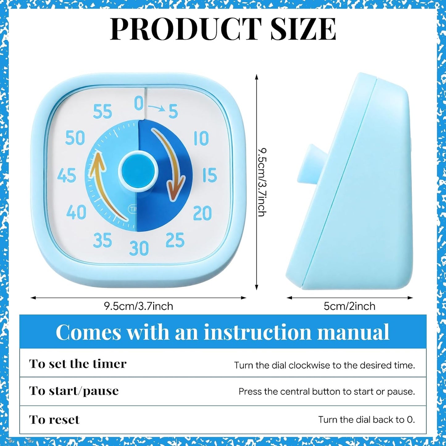 10 Pcs Calm Down Corner Supplies L Need a Break Magnetic Visual Calming Corner Support Including Break Card Countdown Clock for Special Education Study Office Meetings Supplies