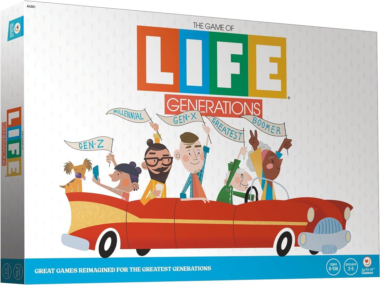 Ageless Games Taboo Charades - Classic Word Guessing & Charades Game for Older Adults - Big Easy to Read Cards for Low Vision - 80 Customizable Word Guess Cards - Fun Family Card Game for Ages 13-103