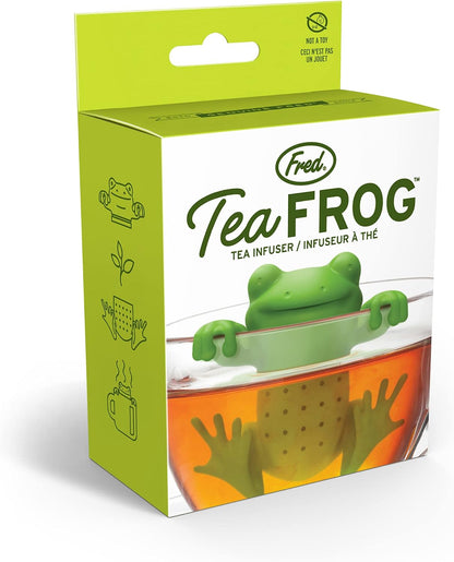 Genuine Fred RELAXOLOTL Tea Infuser, Cute Axolotl Design, For Loose Leaf Tea, Flexible, Easy to Clean Silicone, Fun Gift for Tea Lovers, Clever Kitchen Gadget