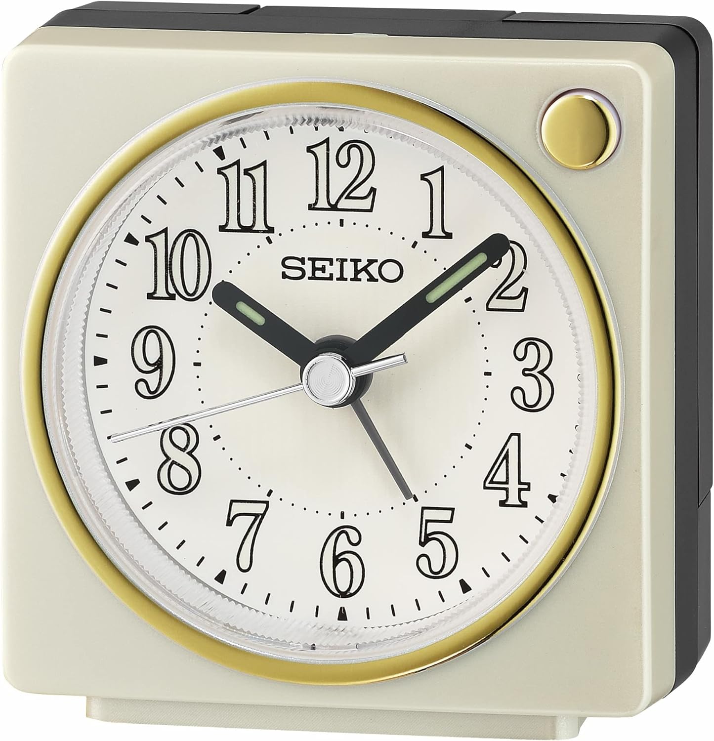 SEIKO Fuji II Bedroom Alarm Clock, Pearl Green