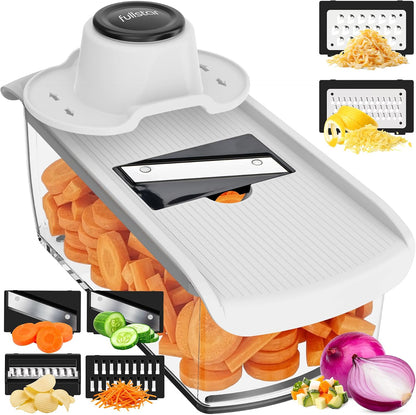 Fullstar Pro Mandoline Vegetable Slicer & Grater with Container