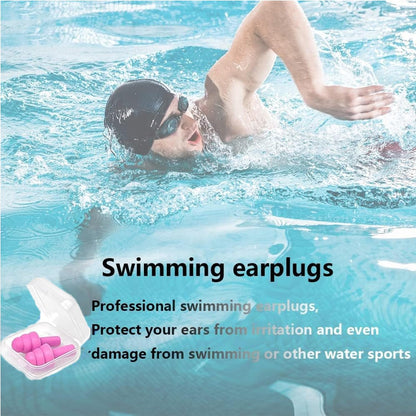 Earplugs for Sleeping Noise Cancelling, 8Pairs Reusable Ear Plugs