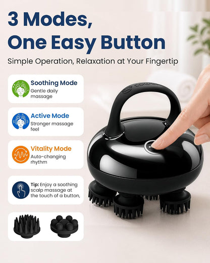 COMFIER Scalp Massager for Hair Growth, Electric Head Massager, Tangle-Free