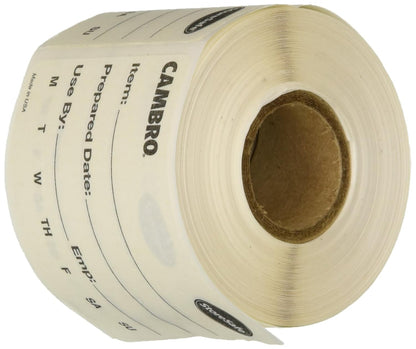Food Rotation Dissolvable Labels, 3 in. Bulk Pack, 6000/PK