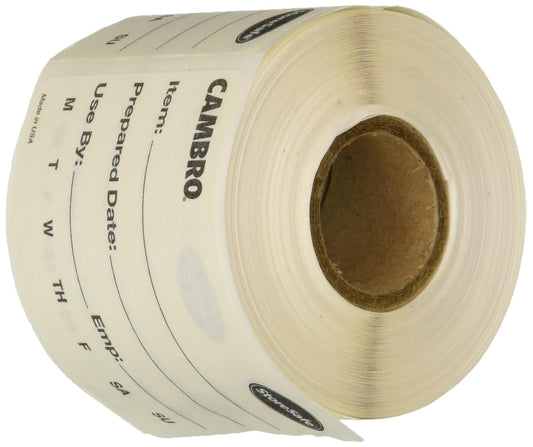 Food Rotation Dissolvable Labels, 3 in. Bulk Pack, 6000/PK