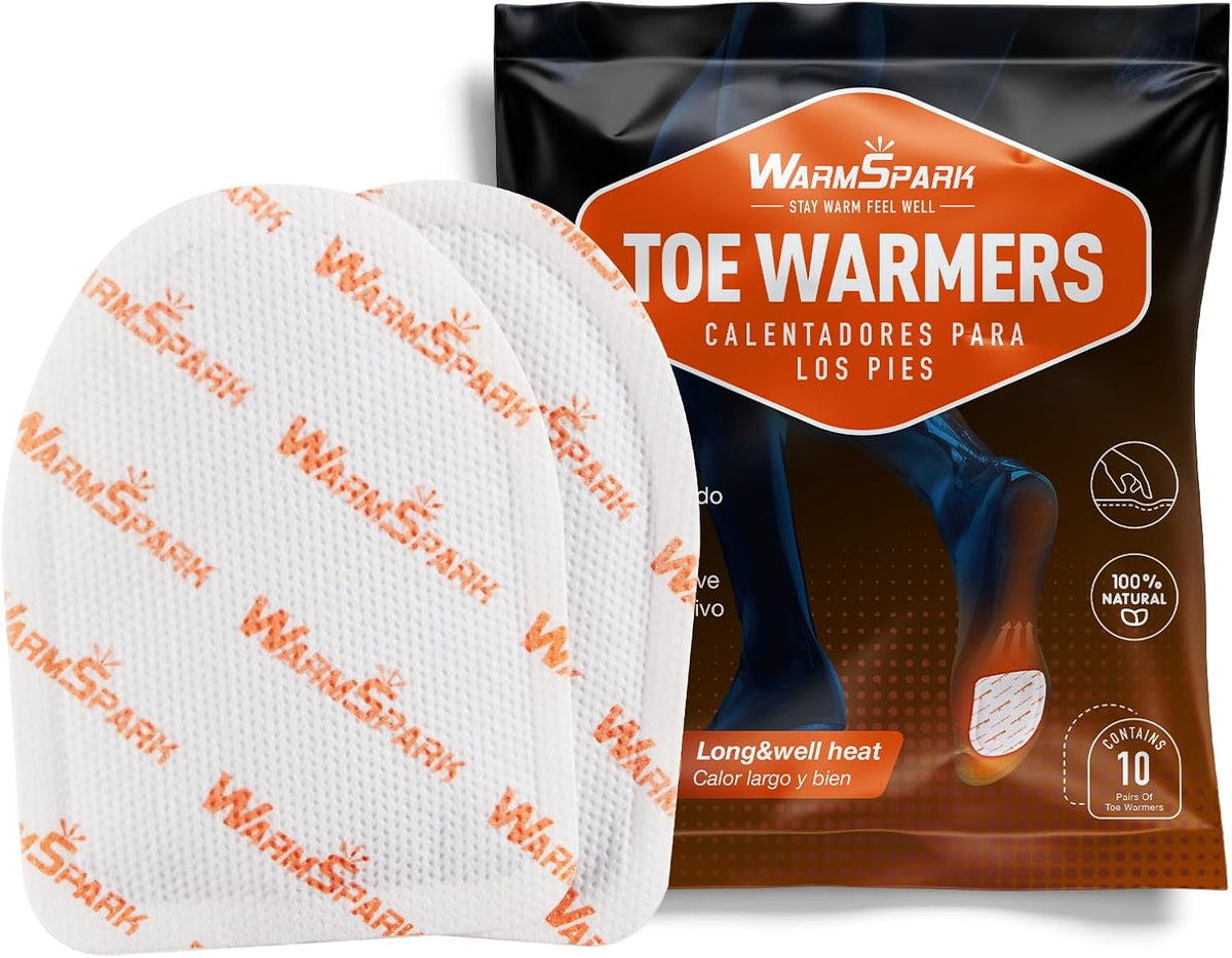 Toes Warmer - 80 Count - Up to 10 Hours of Heat Foot, Air Activated, Feet Warmers Disposable