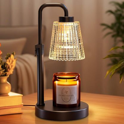 hyrion Candle Warmer Lamp with Timer, Gifts Adjustable Height Candle Lamp
