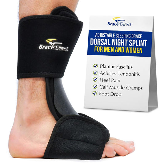 Brace Direct Dorsal Night Splint, Plantar Fasciitis, Achilles & Heel Pain