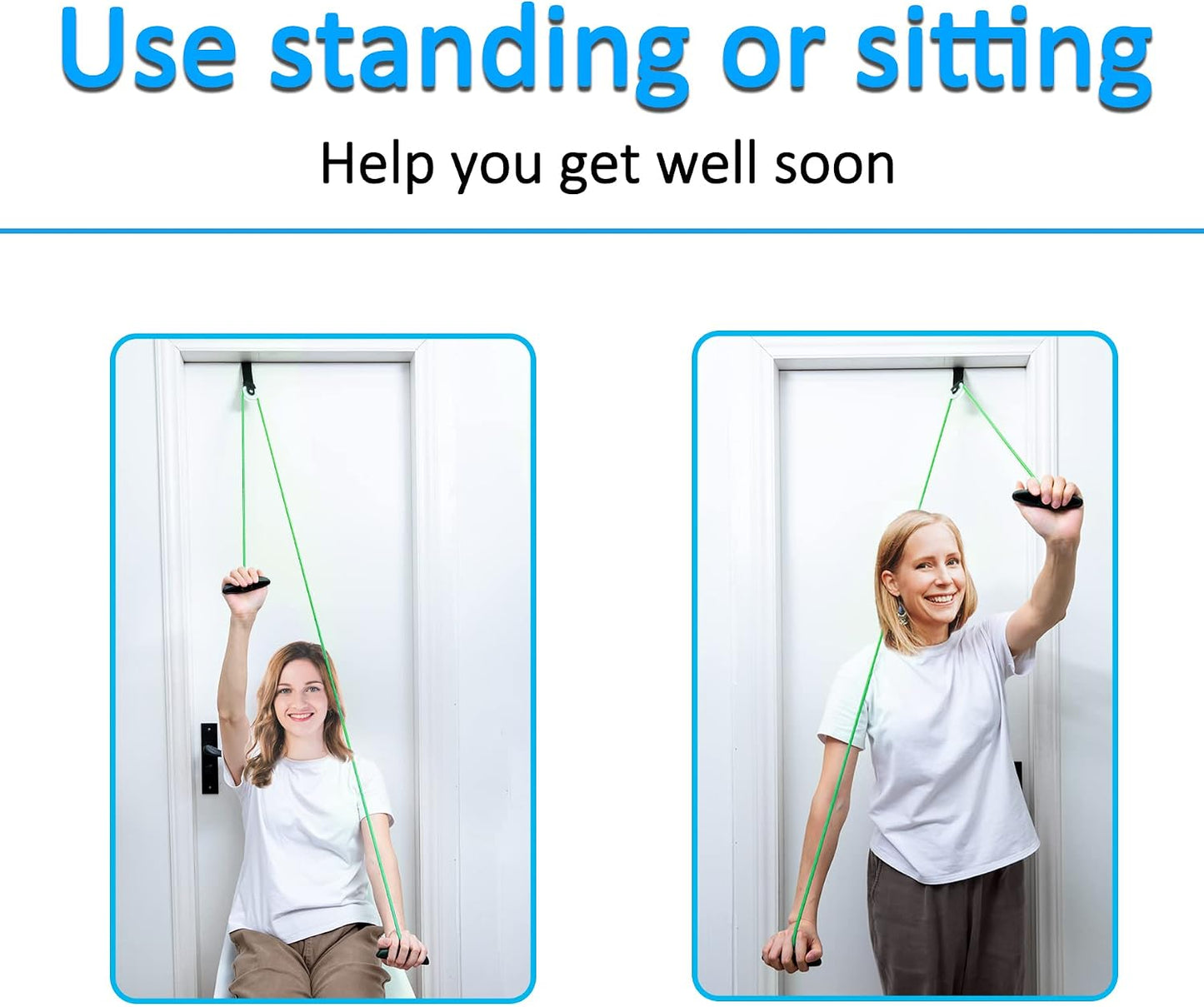 Shoulder Pulley Over The Door Physical Therapy System | Over-the-door exercise pulley designed for shoulder physical therapy exercises.