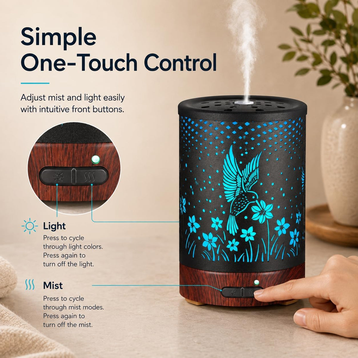 Essential Oil Diffuser Diffuser for Essential Oil Cool Mist Aromatherapy