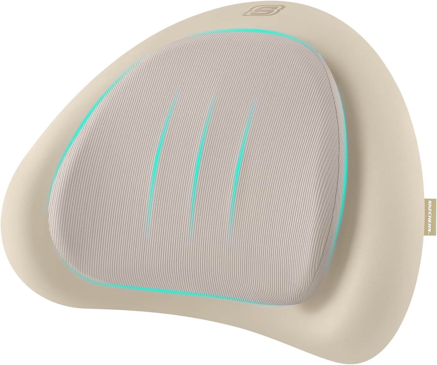 Skechers Lumbar Pillow Premium Memory Foam,Double-Layer-Office Chair Cushion for Tailbone Pain Relief,Butt Pillow for Office Chair,Car seat Cushion,Long Sitting Office Workers,and Car Drivers,Black
