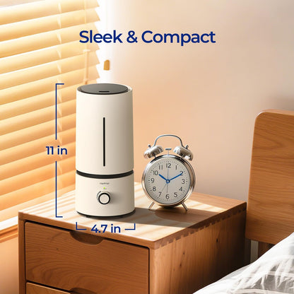 raydrop 1.7L Cool Mist Humidifier for Bedroom Nightstand