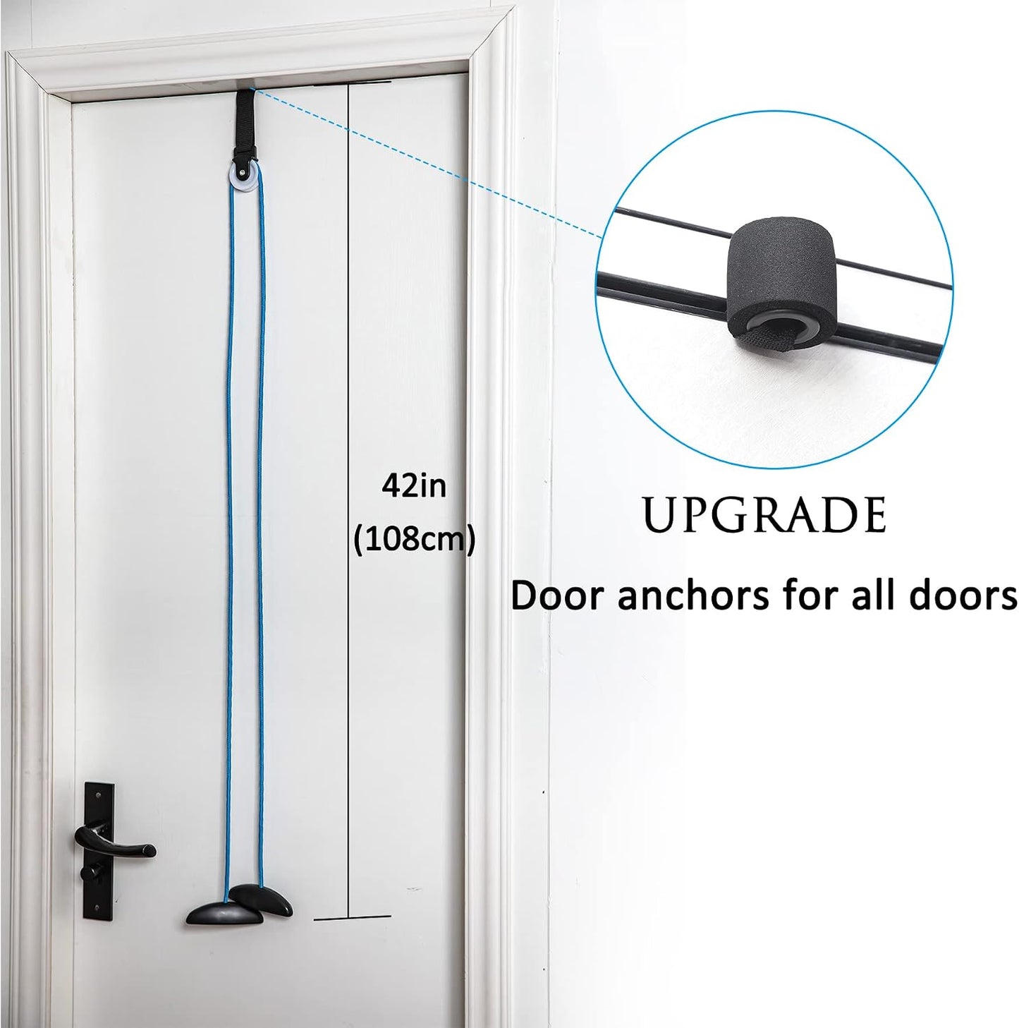 Shoulder Pulley Over The Door Physical Therapy System | Over-the-door exercise pulley designed for shoulder physical therapy exercises.