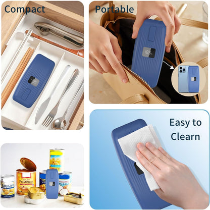 Electric Can Opener with LED Display, Can Opener Electric for Seniors | One-Touch USB Rechargeable Battery Automatic Can Opener for Kitchen or Arthritis, Hands-Free, Smooth Edge, Compact, Cordless